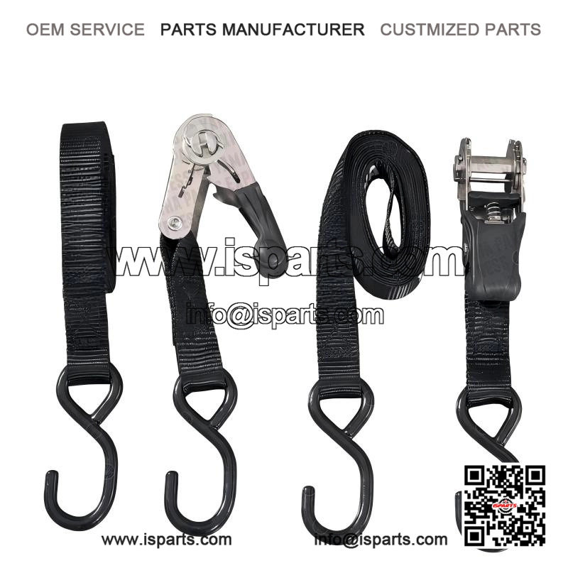 YAMAHA Ratcheting Tie Downs Black YZF YXZ YFZ R6 R1 ACC-0SS58-40-29 (NEW)