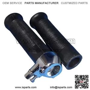 Universal Single Throttle with Grip ?C for 1" Handlebar ?C Customs Bobbers