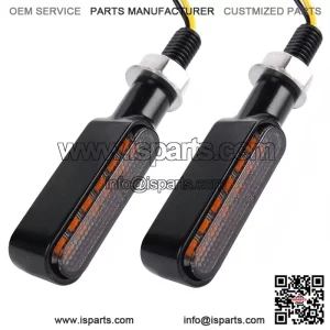 Flowing LED Turn Signals Light ?C 2x Amber Blinker Indicator for Motorcycle
