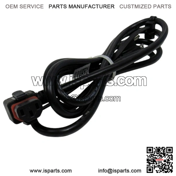 Genuine OEM Club Car 6-Foot High Frequency Charger AC Power Cord - Part 104024201 / 47606837002