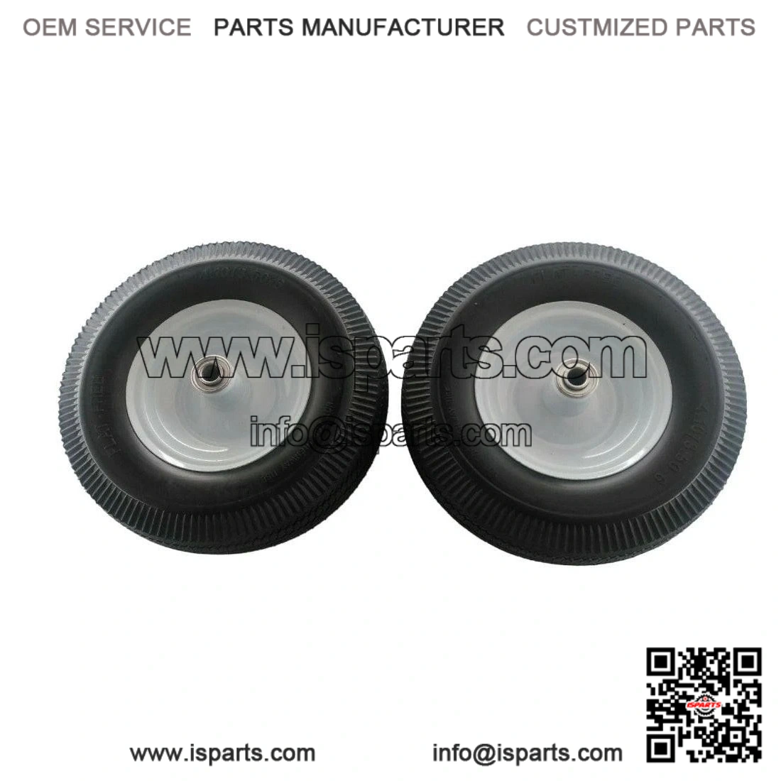 4.10/3.50X6 No-Flat Wheel Assembly (2-Pack) ?C Fits Little Wonder 4164204 Blowers