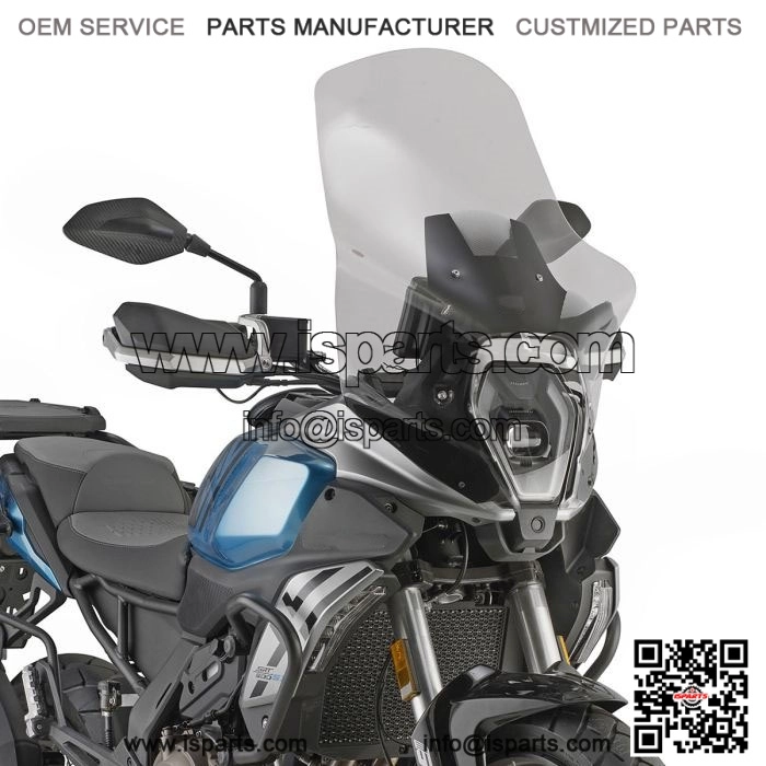 Transparent Windscreen for QJ MOTOR SRT 600 SX (2024) - Clear Windscreen