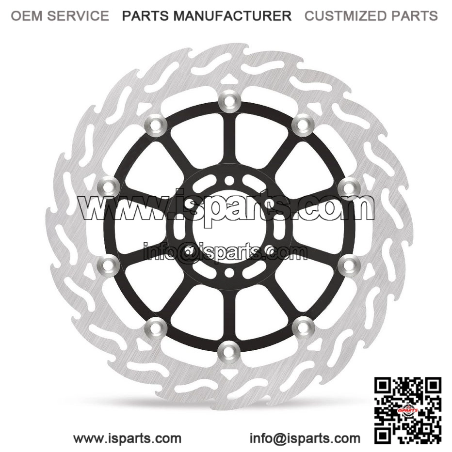 Flame Design Front Floating Brake Disc for QJMOTOR SRT 800 X (2024-2025) - Custom Brake Rotor