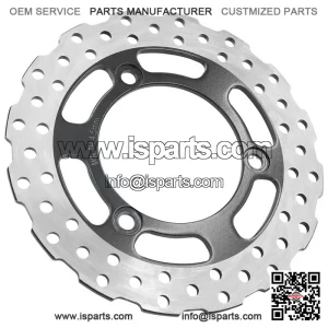 For Kawasaki Ninja 250R EX250J 2008 2009 2010-2012 Rear Brake Disc Rotor With Pad