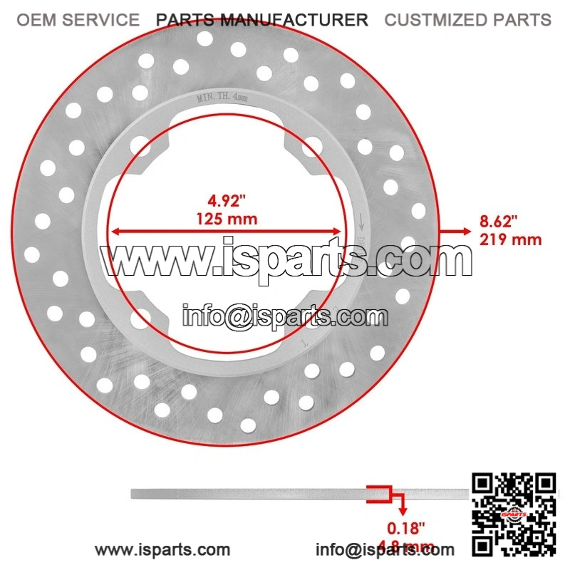 For Kawasaki Ninja 250R EX250J 2008 2009 2010 2011 2012 Rear Brake Disc Rotor - Image 2
