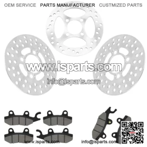Honda XR650L 1993-2025 Rear Brake Disc Rotor With Brake Pad and Disc Bolts