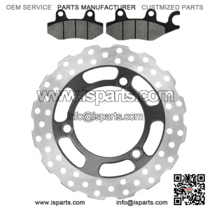 For Yamaha Kodiak 450 YFM450F 4x4 2003 2004 Front Rear Brake Caliper With Disc Pad