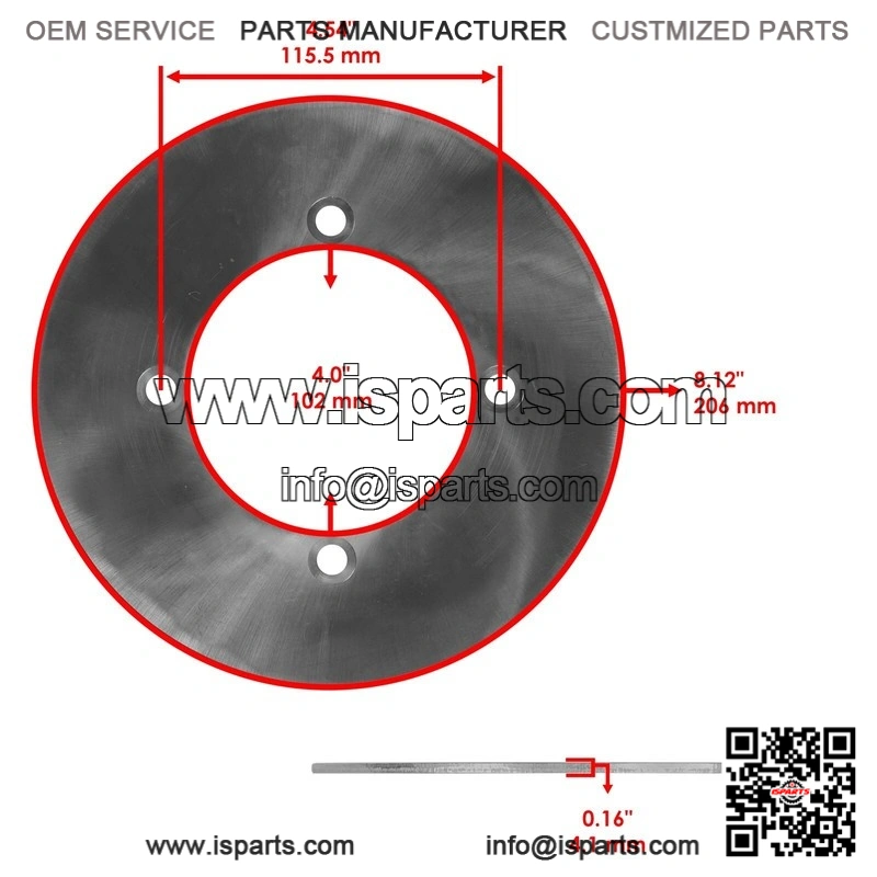 For Yamaha Viking VI 700 YXC700 EPS SE 2015-22 2x Front or Rear Brake Disc Rotor - Image 2