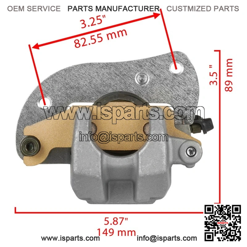 For Yamaha Raptor 700 700R YFM700R 2006-12 Front Left Right Brake Caliper With Disc - Image 2