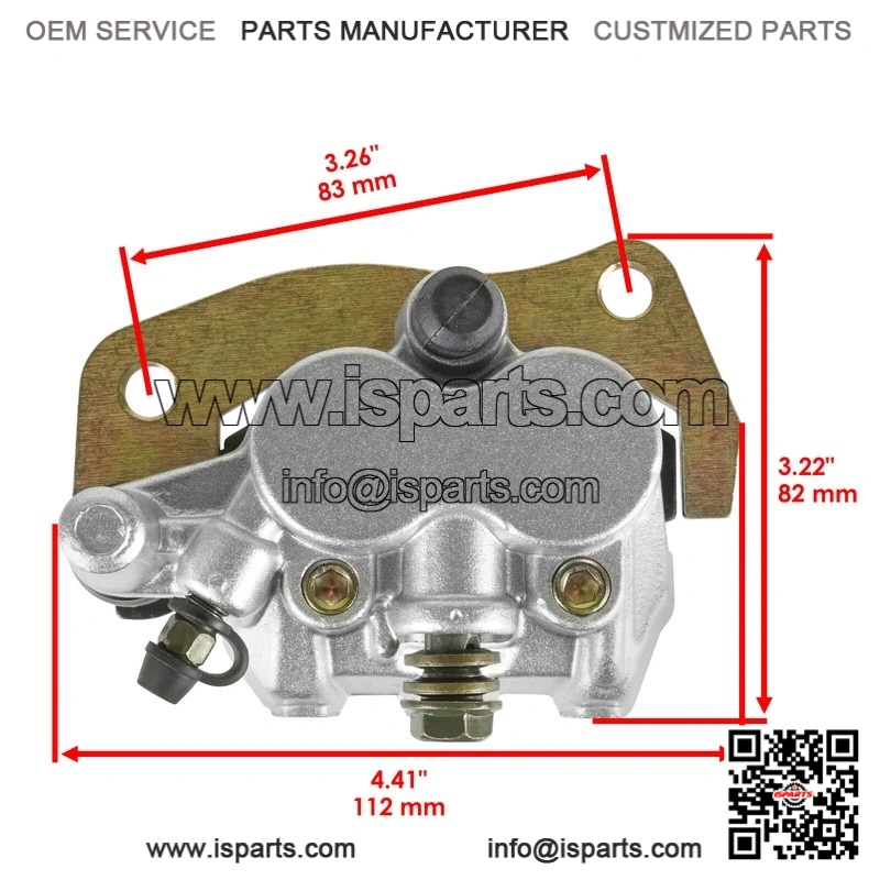 For Yamaha Grizzly 700 YFM700 4x4 2007-26 Front Left Brake Caliper With Disc Rotor - Image 2