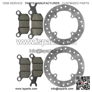 For Can-Am Traxter HD5 HD8 HD10 2015-2023 Front and Rear Brake Disc with Pads