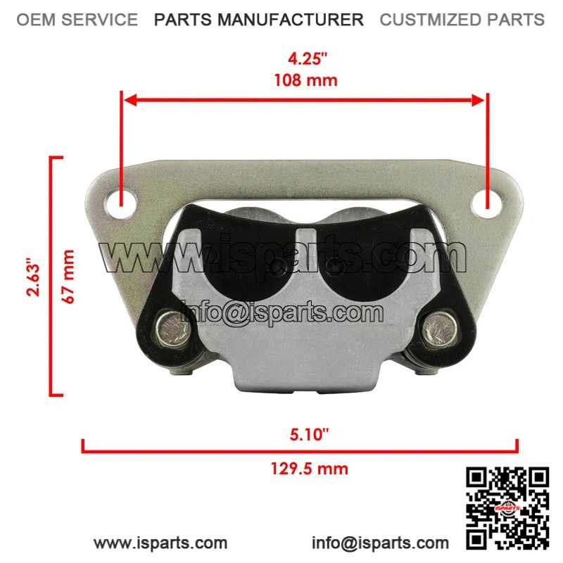 For Polaris RZR 800 2008 2009 / RZR S 800 2009 Front Left Brake Caliper With Disc - Image 2