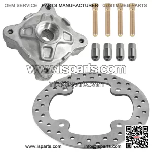 For Polaris RZR 800 2008-2014 Front Wheel Hub and Brake Disc Rotor Kit