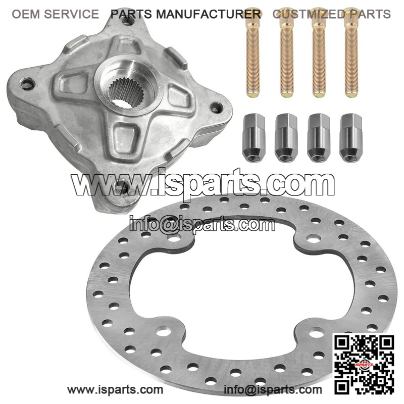 For Polaris RZR 800 2008-2014 Front Wheel Hub and Brake Disc Rotor Kit
