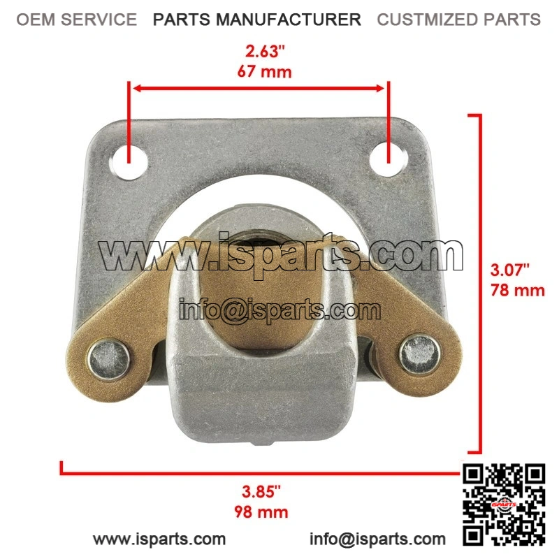 Fits Polaris RZR 570 2012 2013 2014-2022 Rear Right Brake Caliper With Disc Pads - Image 2