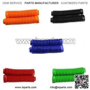 Universal Motorcycle Front Rubber Fork Boots ?C Shock Absorber Dust Cover (2x)