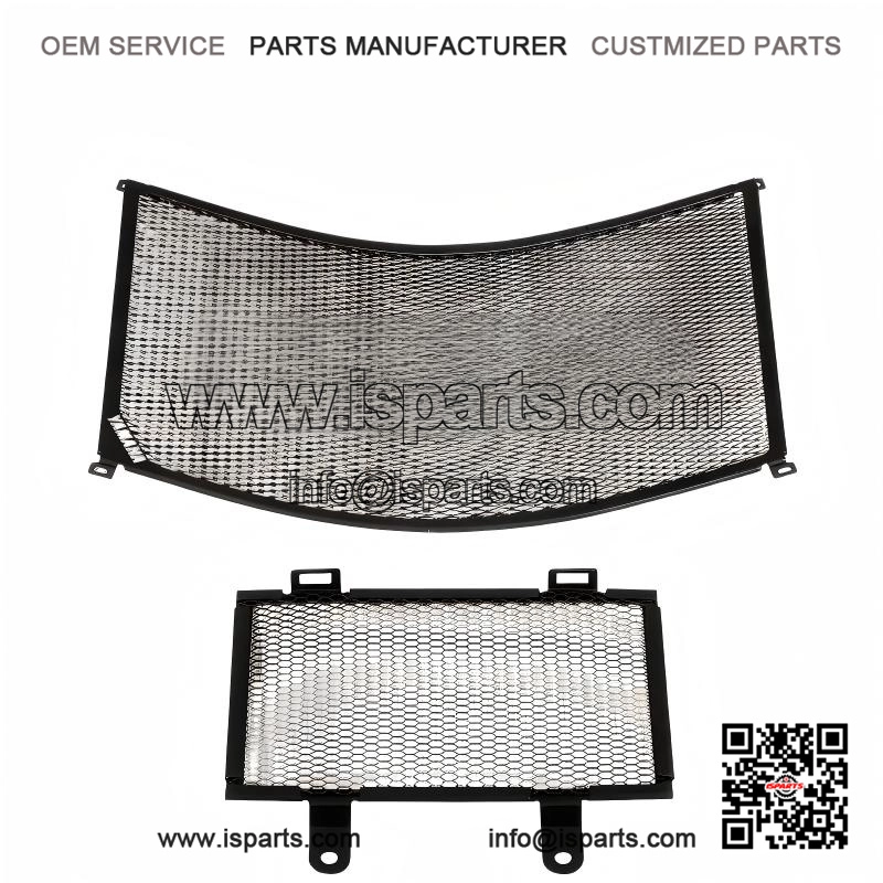 YAMAHA YZF-R1 YZF R1 Black Radiator Oil Cooler Guard Kit (NEW 2015-2023)