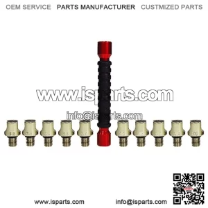 11 Piece Motorcycle Wheel Spoke Wrench Set Tool