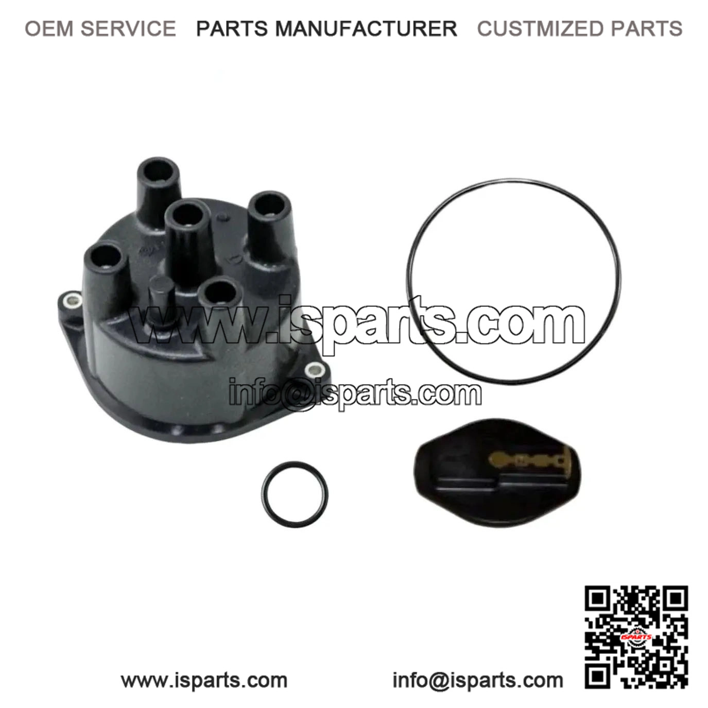 4pcs Set Distributor Cap / Rotor Head / O-ring For SUBARU SAMBAR KS3 / KV3
