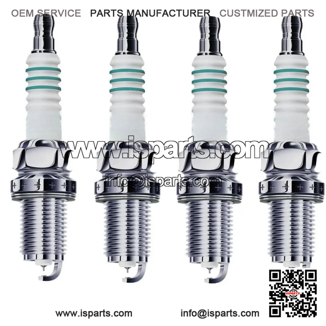 4Pcs Iridium Tough Spark Plug VXU20 V9110-5649 M14x1.25 For Delica D:2 / Swift
