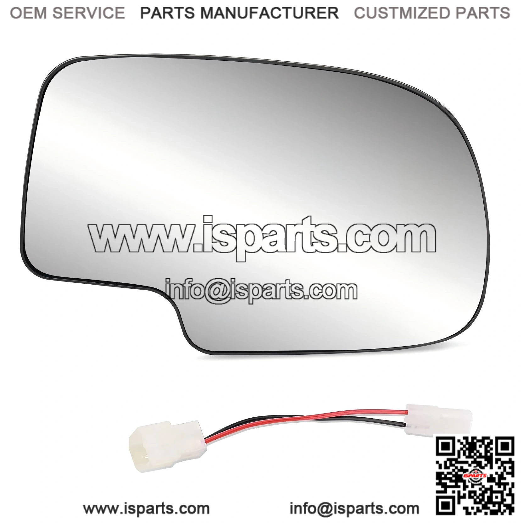 Passenger Side Heated Exterior Mirror Glass - Convex with Turn Signal - Replacement for 2003-2007 Cadillac Escalade, Chevrolet Avalanche, Silverado, Suburban, Tahoe, GMC Sierra, Yukon