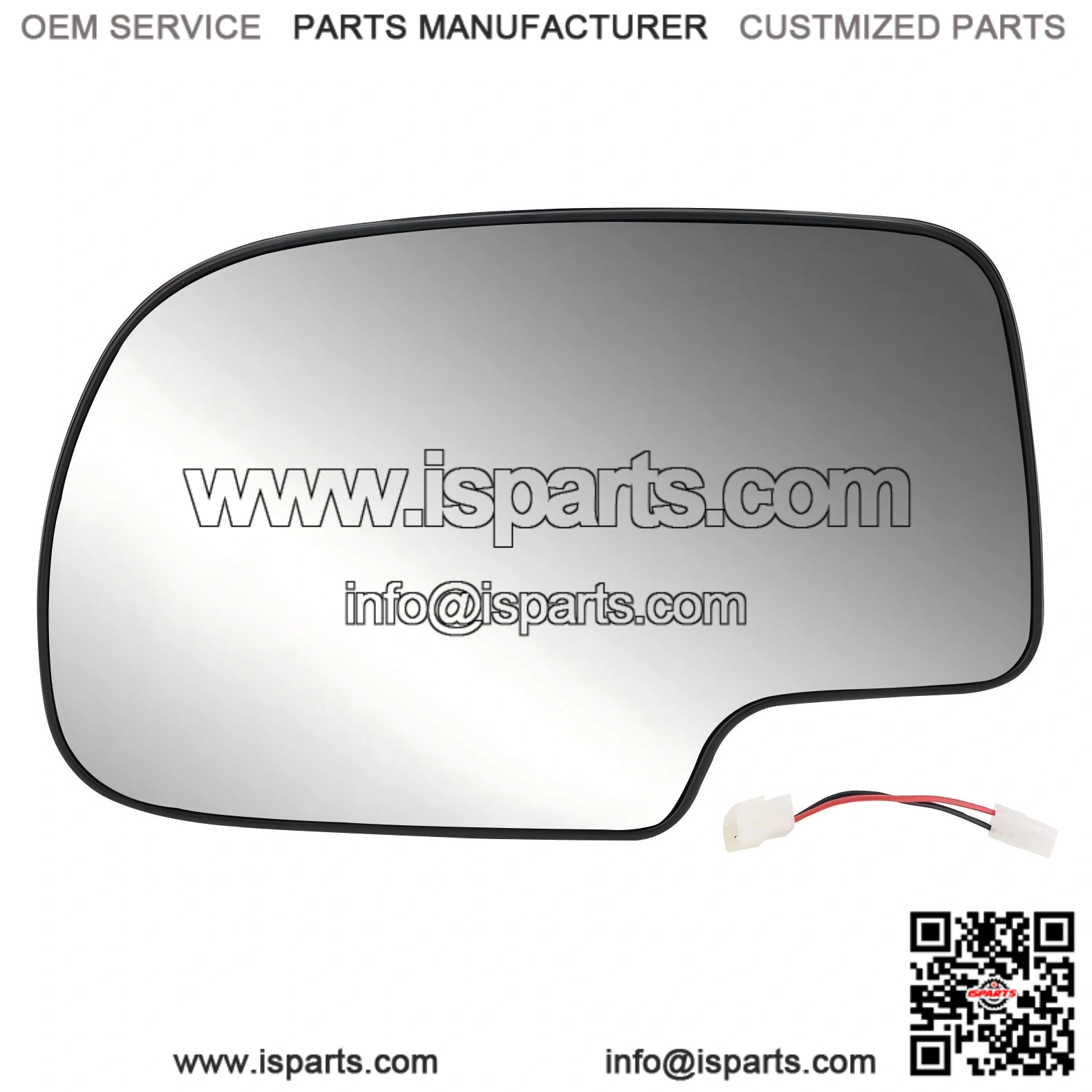 Driver Side Heated Exterior Mirror Glass - Convex with Turn Signal - Replacement for 2003-2007 Cadillac Escalade, Chevrolet Avalanche, Silverado, Suburban, Tahoe, GMC Sierra, Yukon