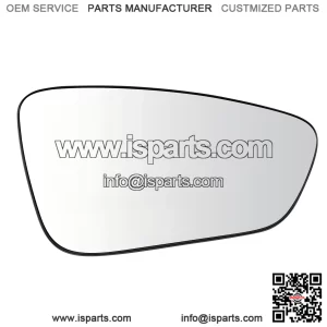 Clear Snap On Passenger Side Mirror Glass - Compatible with 2015-2017 Chrysler 200 (CH1325188)