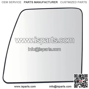 Heated Driver Side Mirror Glass with Backing Plate - Compatible with 2012-2021 Nissan NV1500, 2012-2018 NV2500, NV3500