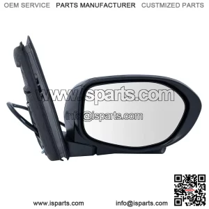 Power Heated Mirror Assembly with Camera, Smooth Paint to Match Black, Compatible with 2014-2017 Honda Odyssey EX & EX-L Passenger Side