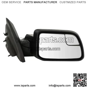 Power Heated Mirror Assembly with Puddle Light, Paint to Match, Compatible with 2011 Ford Edge (From 2-08-11 Production Date), 2012-2014 Edge Passenger Side