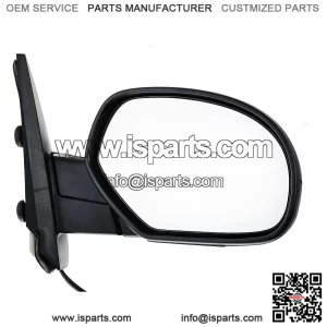 Right Side View Mirror Replacement, Power Heated, Manual Fold, Fit for 2007-2013 Chevy Silverado 1500 2500 HD 3500 HD, GMC Sierra 1500 2500 HD, GMC Yukon/Yukon XL 1500