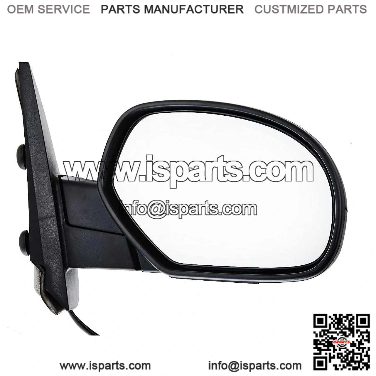 Right Side View Mirror Replacement, Power Heated, Manual Fold, Fit for 2007-2013 Chevy Silverado 1500 2500 HD 3500 HD, GMC Sierra 1500 2500 HD, GMC Yukon/Yukon XL 1500