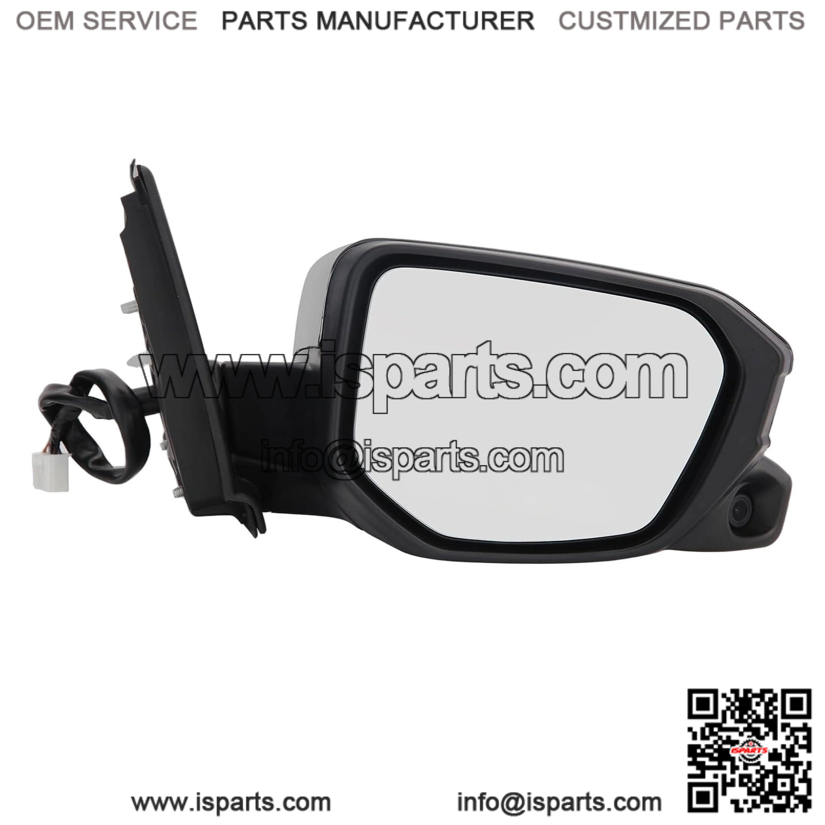 Passenger Side View Mirror Compatible with 2016-2021 Honda Civic, Power Heated with Camera