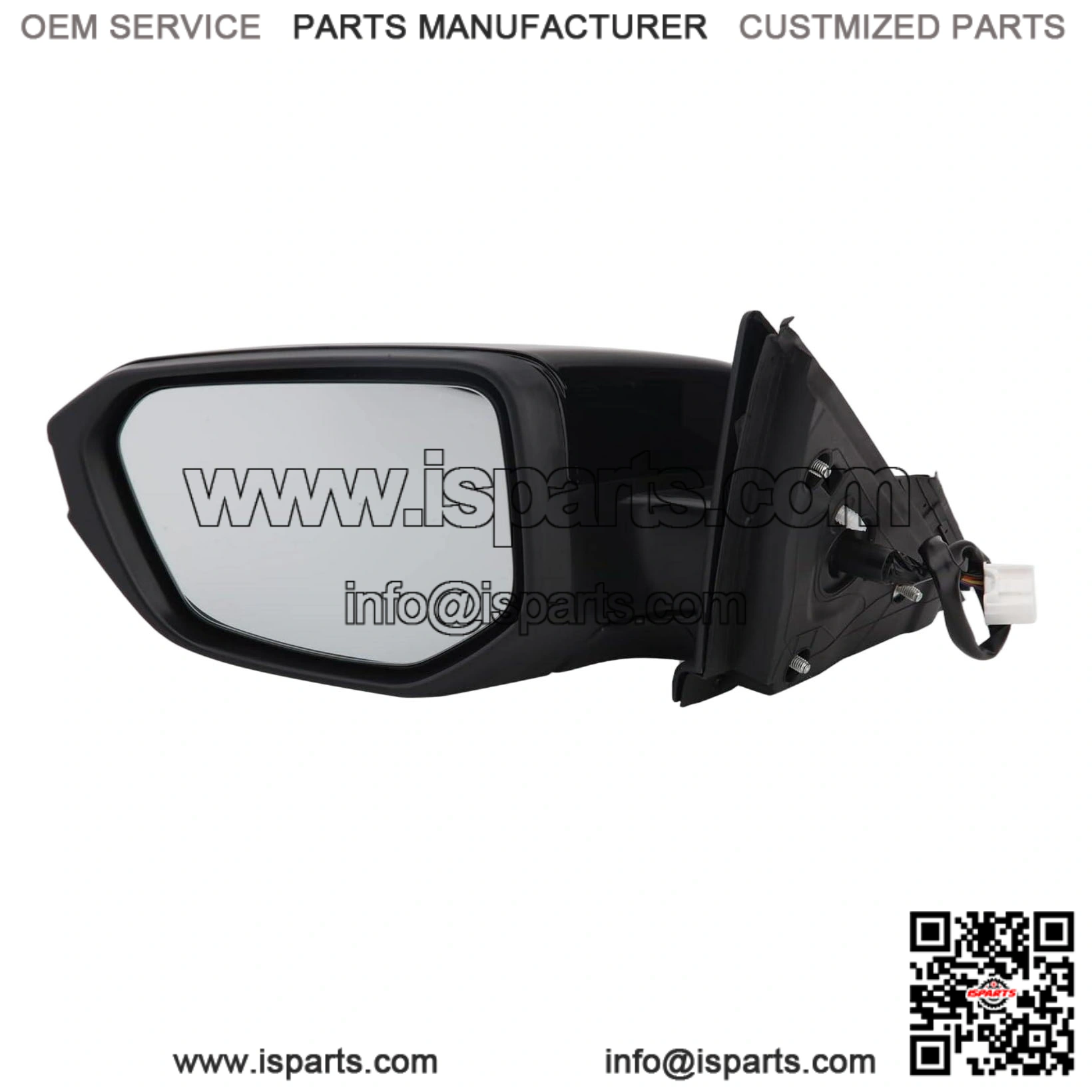 Driver Side View Mirror Compatible with 2016-2021 Honda Civic, Power Heated, Left Side Mirror Replace # 76258TBAC02ZA, 5 Pins (Heated)