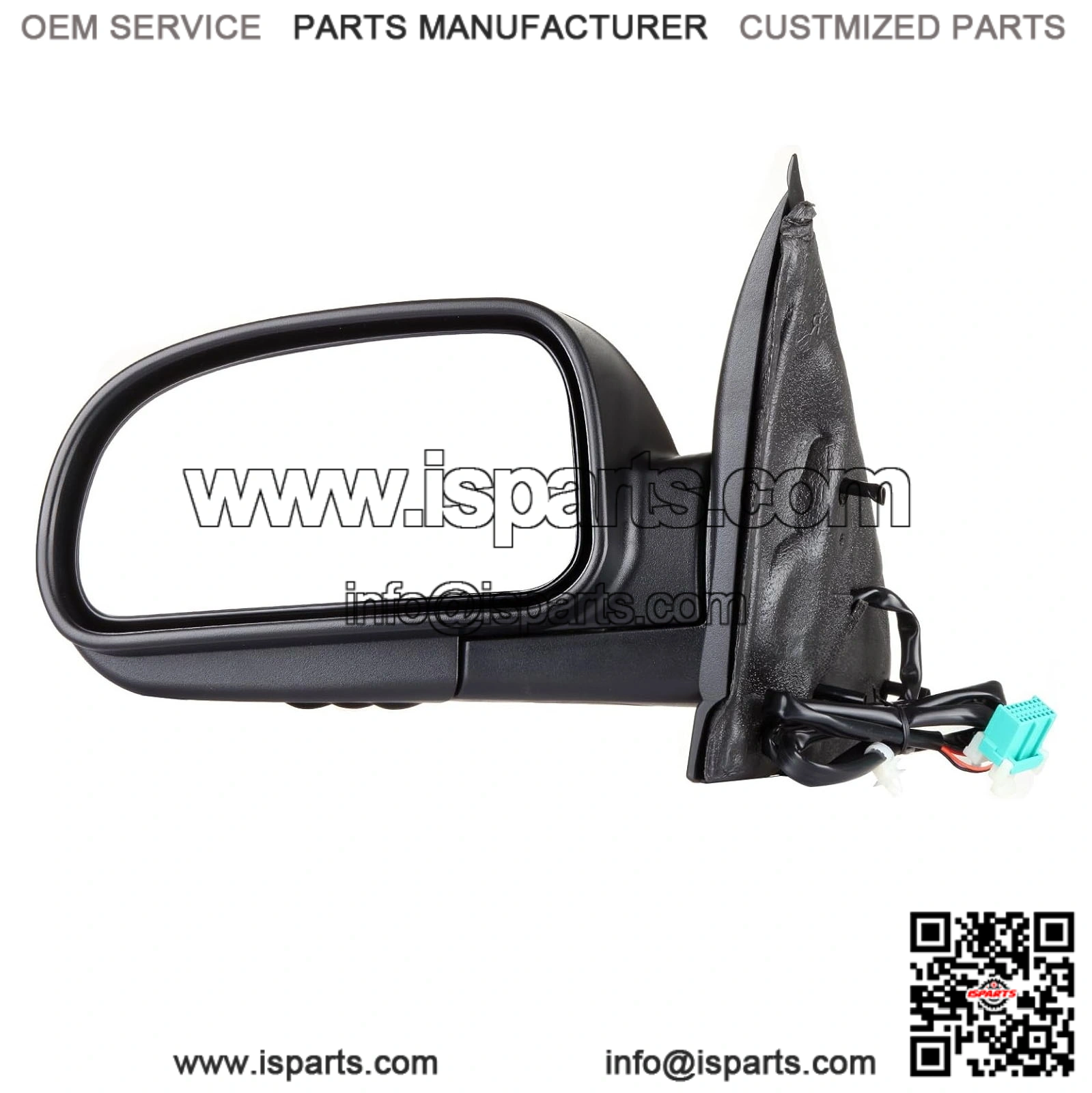 Driver Side Mirror Compatible with 2002-2009 Chevy Trailblazer, 2002-2006 GMC Envoy, Manual Folding, Heated, Power Adjustment