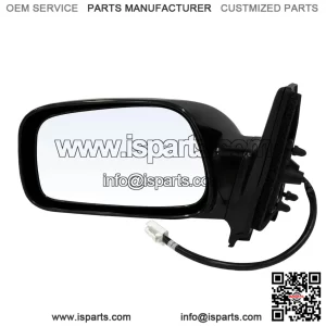 Left Driver Side Power Door Mirror Compatible with Toyota Corolla 2003-2008, Non-Heated, Non-Folding, Black Outside Rear View Mirror, Replace # 8794002380