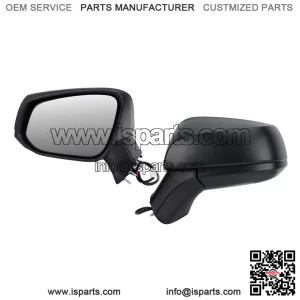 Left Driver Side Mirror Compatible with Toyota RAV4 2019-2024, Power Manual Folding, Non-Heated, Door Rear View Mirrors, 3 Pins