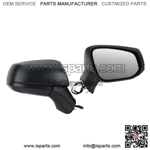 Right Passenger Side Mirror Compatible with Toyota RAV4 2019-2024, Door Mirrors, Power Manual Folding, Non-Heated, 3 Pins