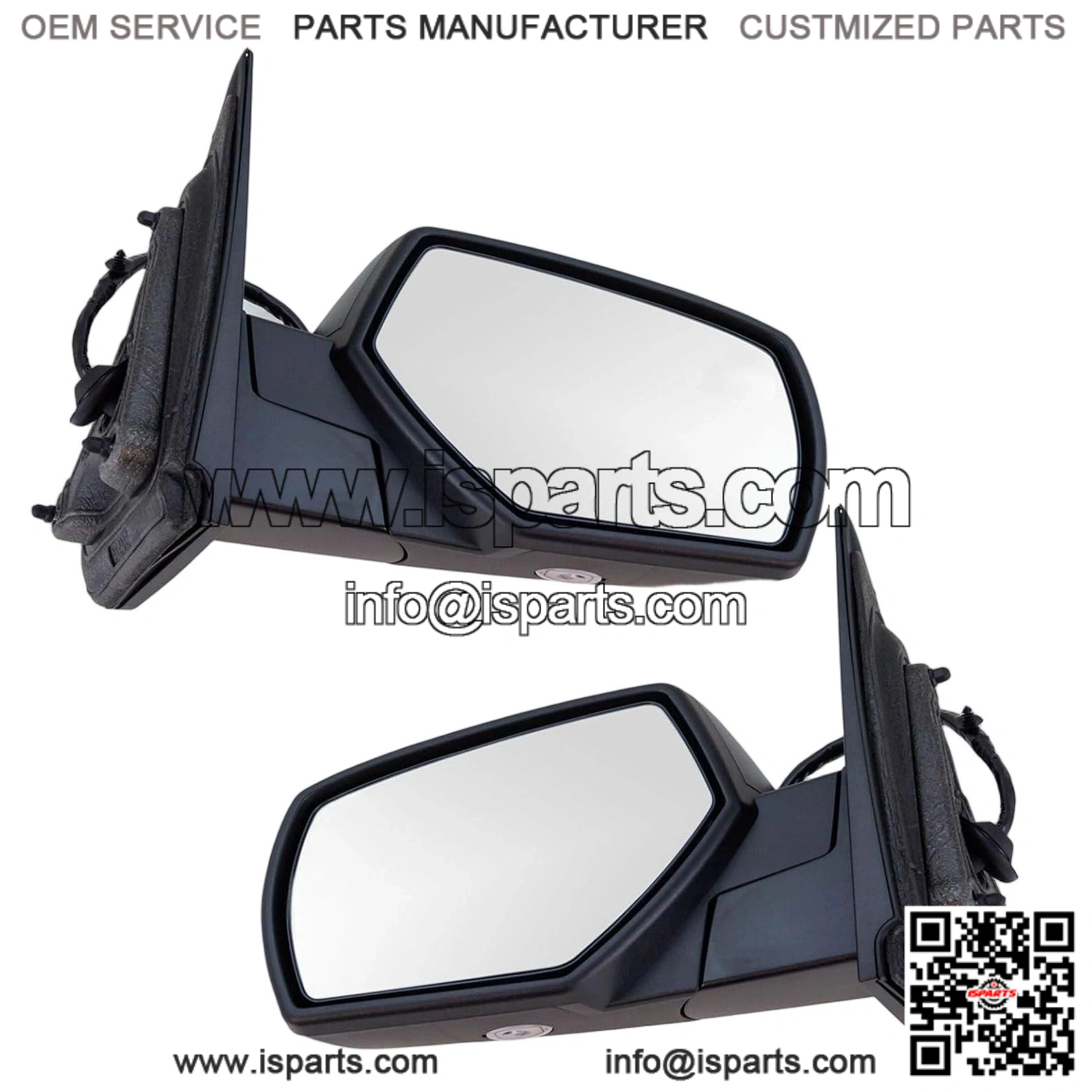 Left and Right Mirror Assembly Set, Power Heated, Memory, Turn Signal, Puddle Light, Power Folding, Compatible with 2014-2018 Chevrolet Silverado 1500, 2015-2019 Silverado 2500 3500 HD, 2014-2018 GMC Sierra 1500