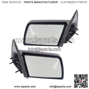 Driver & Passenger Side Mirrors, Non-Electric, Door Mirrors, Side Mirrors, For Chevrolet C1500 K1500 GMC C1500 K1500 1988-1999, Without Blind Spot Monitor, Paintable, Standard Cab