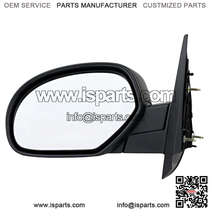 Driver Left Manual Textured Black Side Door View Mirror For Chevrolet Chevy Silverado, GMC Sierra 1500 2500 3500, Tahoe 2007-2014