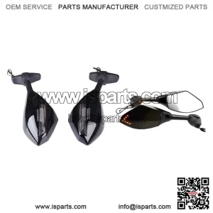 Black LED Turn Signals Side Mirrors ?C for Triumph Daytona 675 955i MT