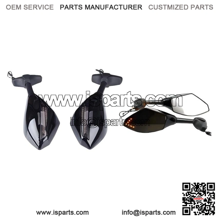 Black LED Turn Signals Side Mirrors ?C for Triumph Daytona 675 955i MT