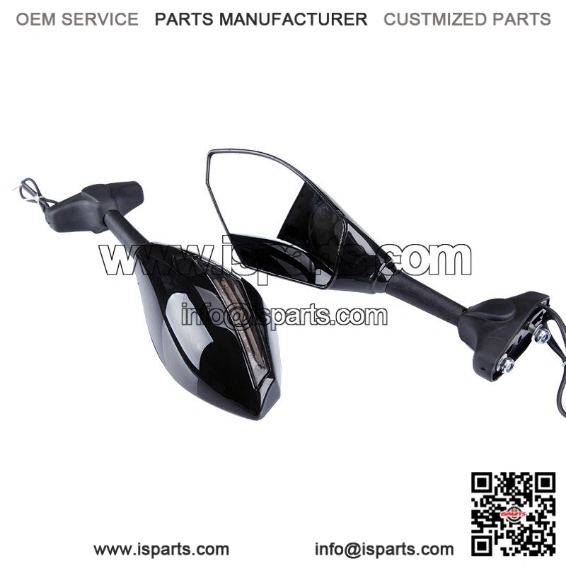 Black LED Turn Signals Side Mirrors ?C for Triumph Daytona 675 955i MT - Image 2