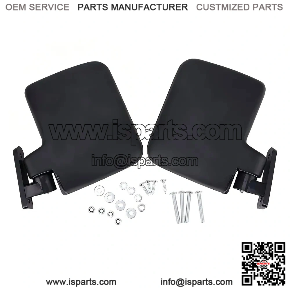 Side Rear View Mirrors ?C Compatible with Club Car, EZGO, and Yamaha Carts