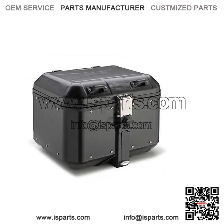 Black Aluminium 46L Top Case for QJ MOTOR SRT 600 SX (2024) - Motorcycle Storage