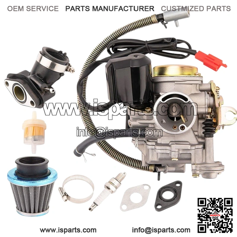 PD18J Carburetor for GY6 50cc 100cc 139QMB 139QMA Scooter (Jonway, Keihin Style)
