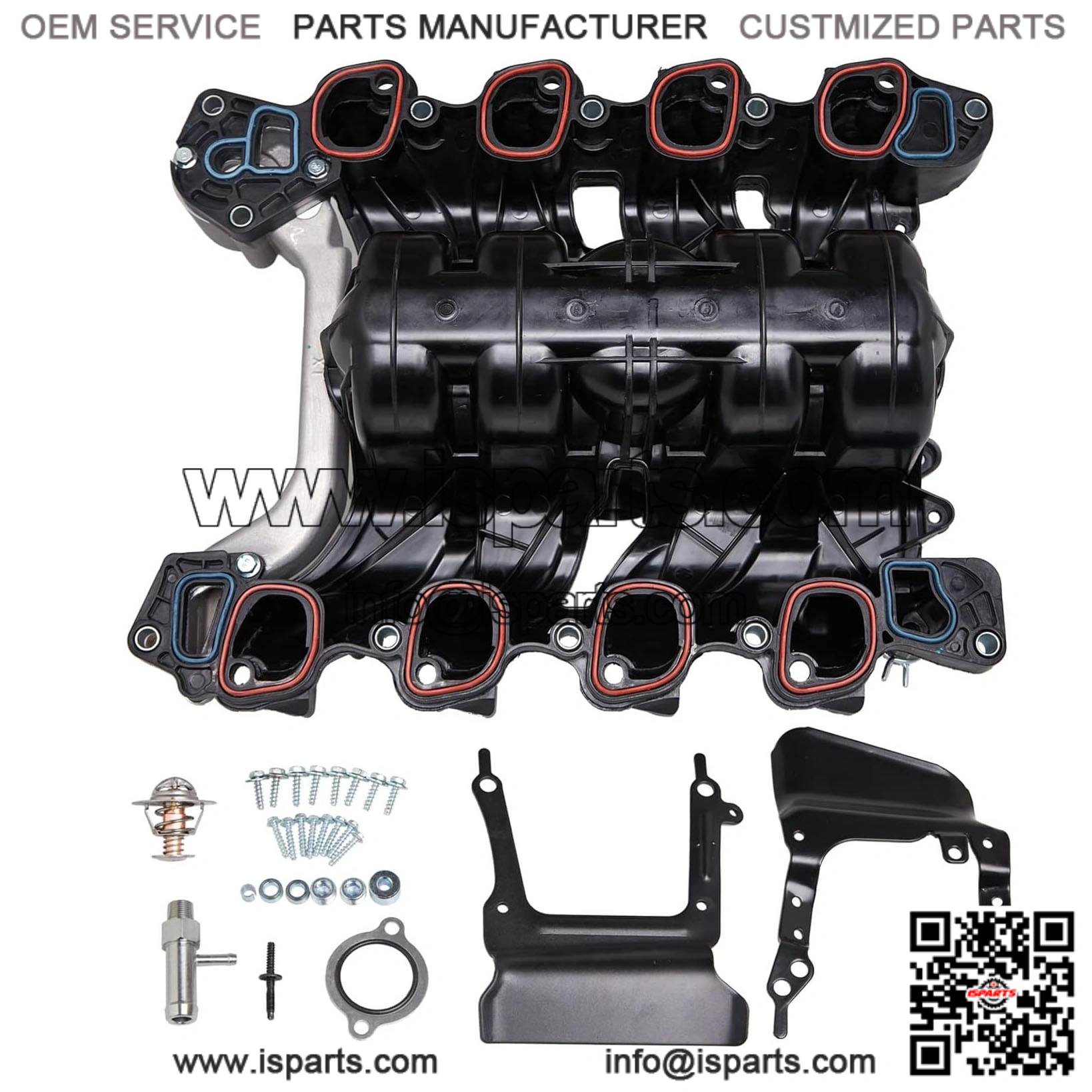 Engine Intake Manifold 615-375 for Ford F-150 2007-2008, Ford Lobo 2007-2011, Ford E-150 2007-2008, Ford E-250 2007-2008 ?C 4.2L 4.6L 5.4L 6.2L V6 V8 ?C Replaces 7L3Z-9424-F, 019495456162