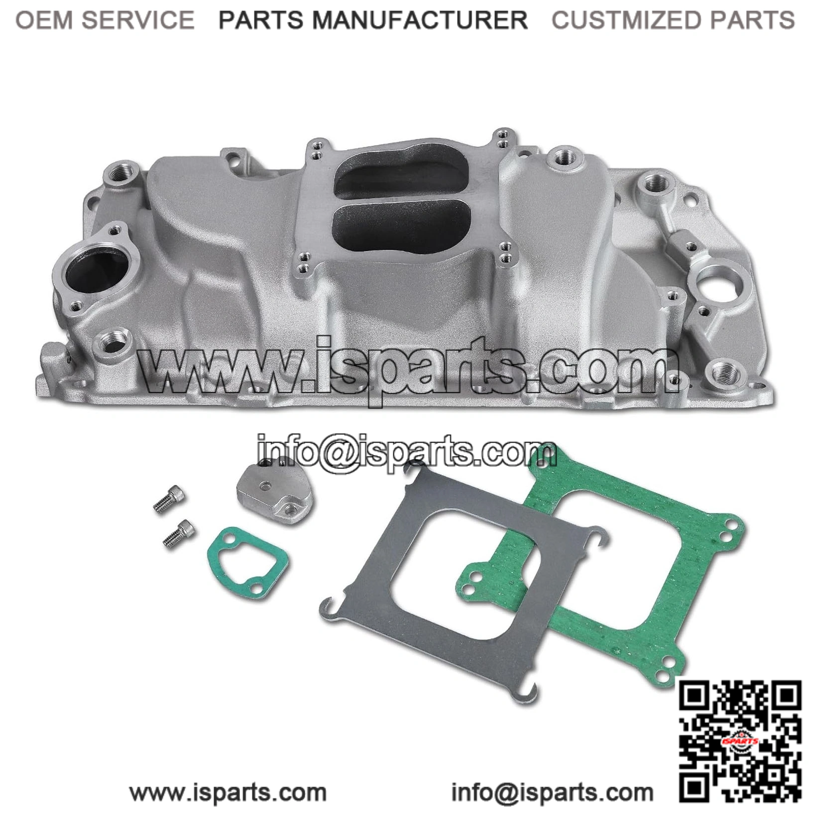 2161 53001 Intake Manifold ?C Aluminum Dual Plane Compatible with Chevy Big Block BBC 1965-2000 396 402 427 454 V8 Engine