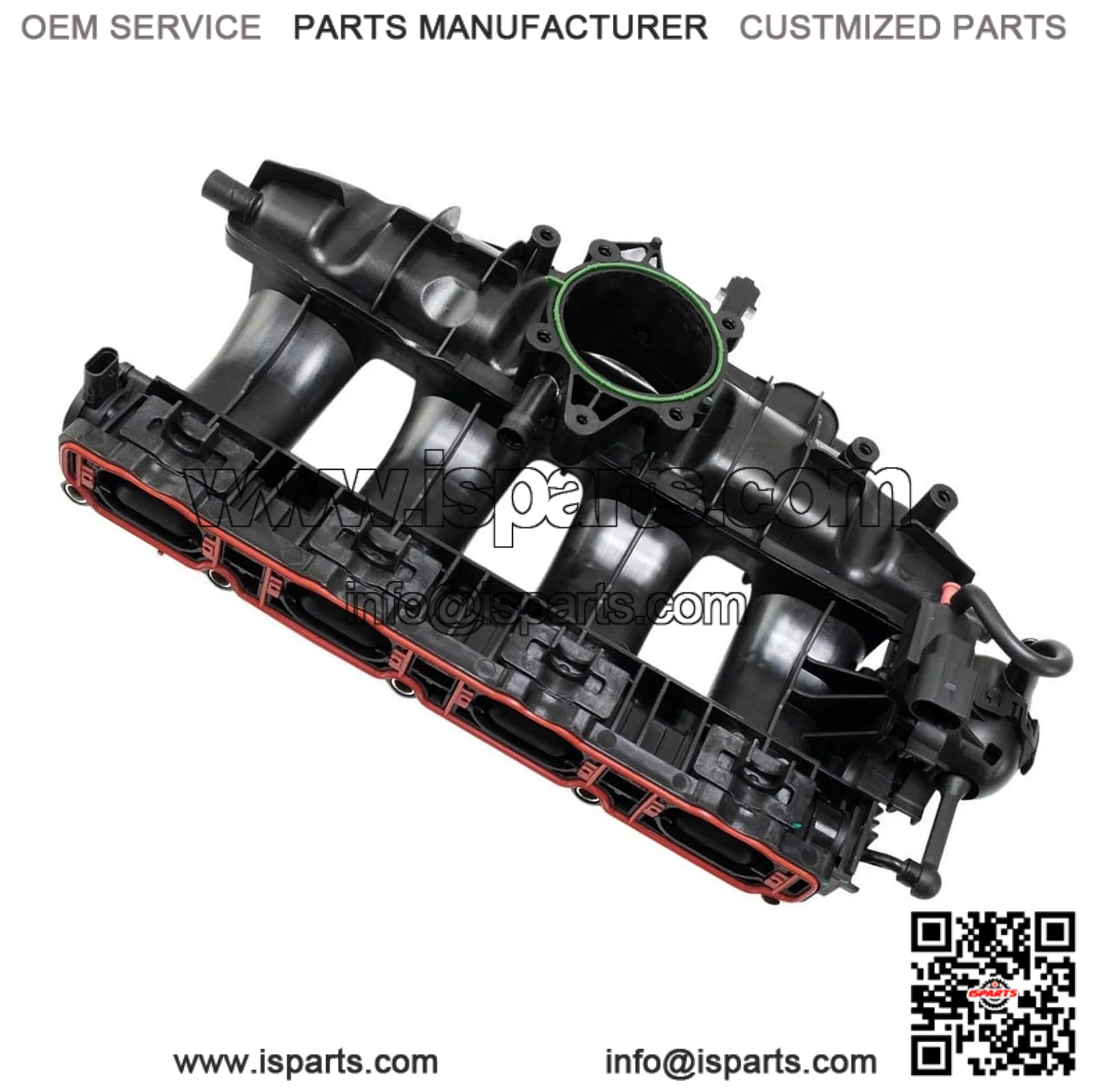 Engine Intake Manifold Assembly with MAP Sensor for Audi A3, TT, and 2008-2017 Volkswagen CC, Beetle, EOS, GTI, Jetta, Passat, Tiguan ?C 2.0L L4 ?C Replaces 06J133201BD, 06J133201BH, 06J133201AS